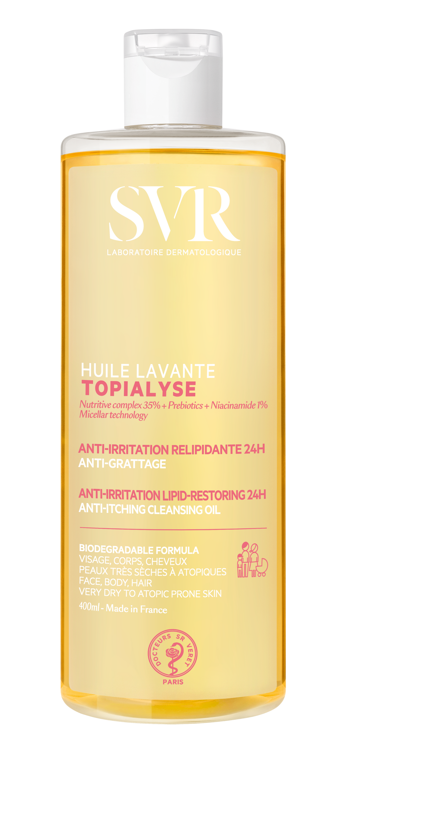 SVR Topialyse Cleansing Oil - 400ml