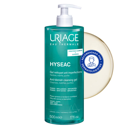 Uriage Hyseac Gentle Cleansing Gel - 500ml - Healtsy