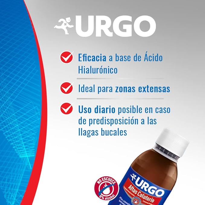 Urgo Mouthwash / Mouth Lesions - 150ml - Healtsy