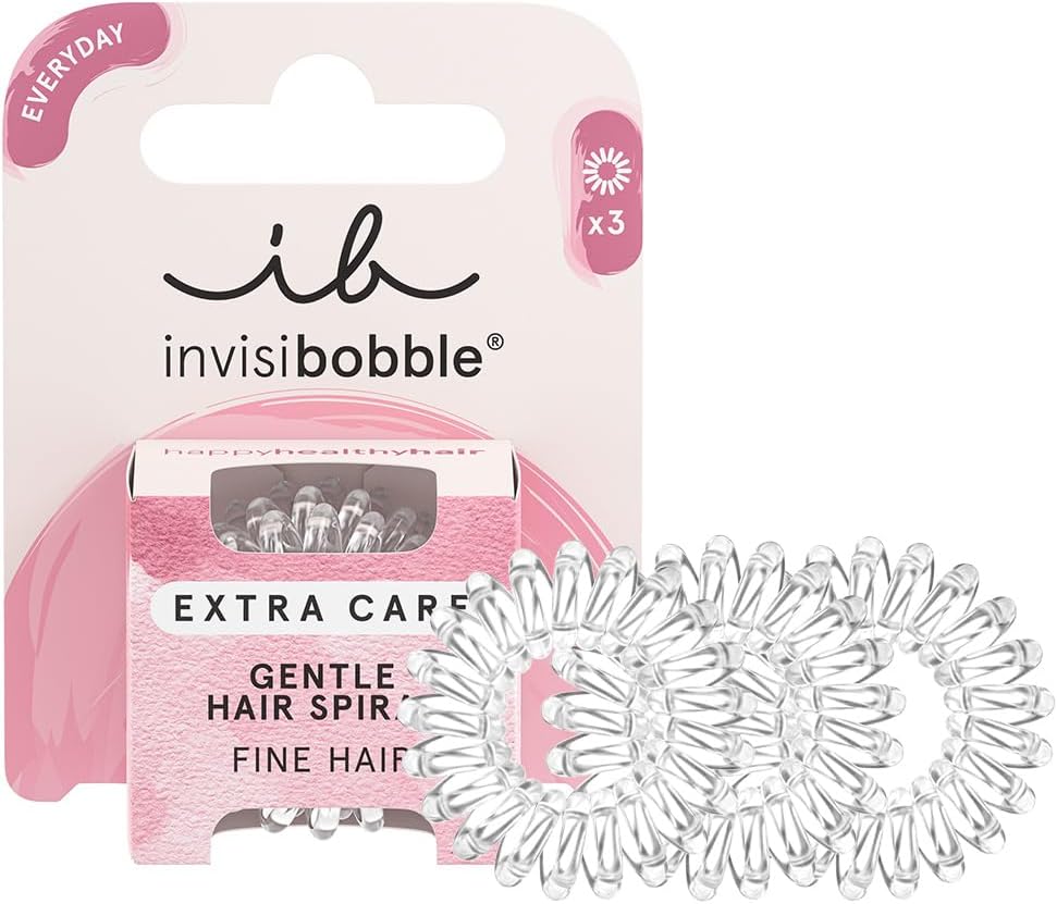 Invisibobble Elastic Hair Power Transparent (x3 units) - Healtsy