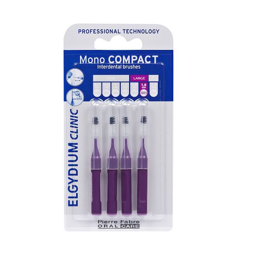 Elgydium Clinic Brush Mono Compact Purple (x4 units) - Healtsy