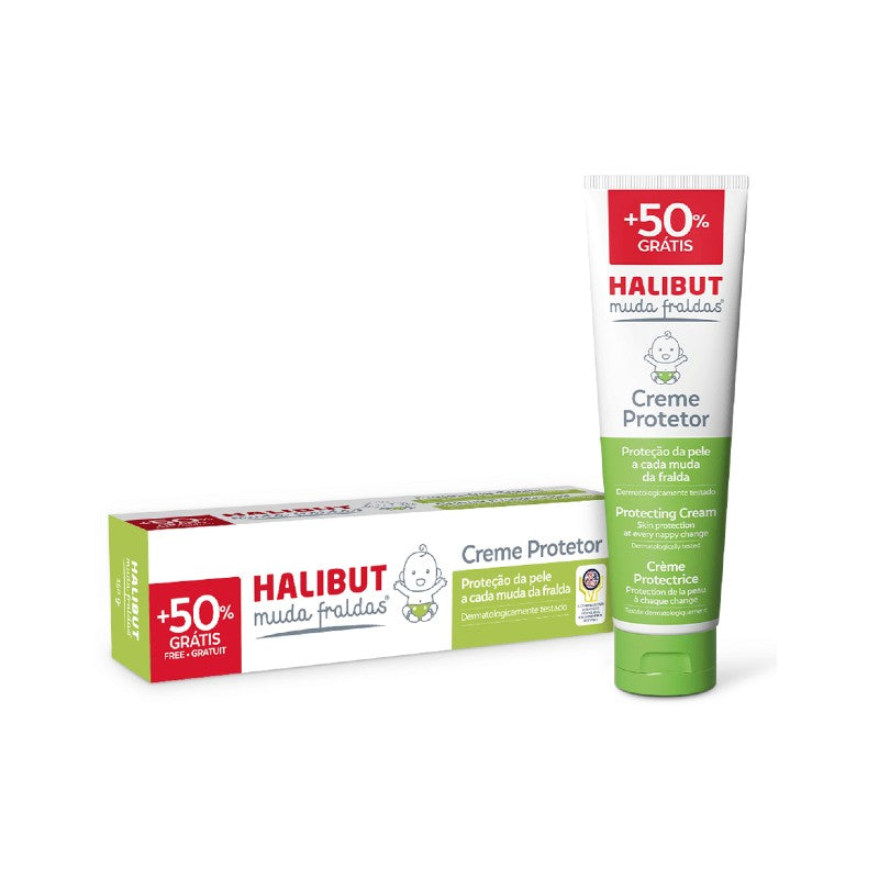 Halibut Changing pad Protective cream - 150 g (50% offer + Protective cream - 50g) - Healtsy