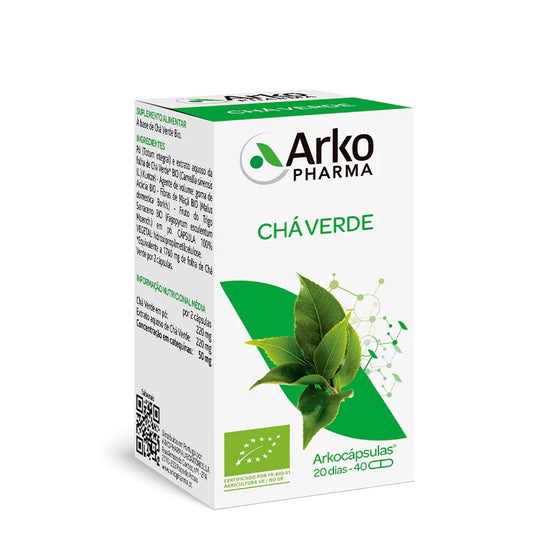 Arkocápsulas_ Grüner Tee BIO (x40 Kapseln)