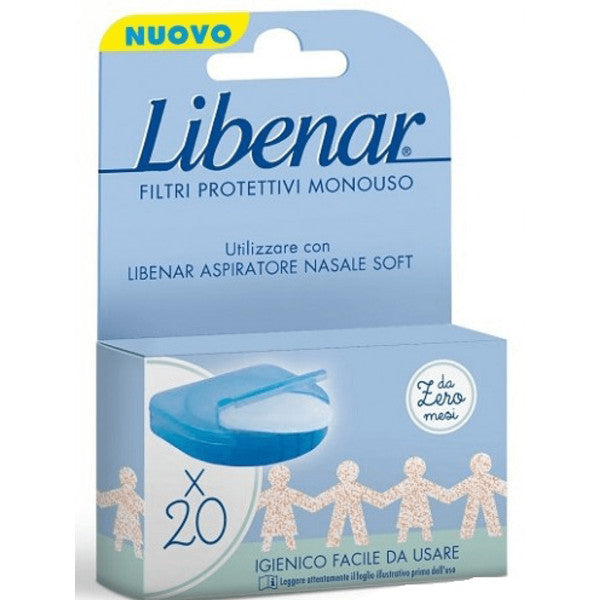 Libenar Baby Refill Nasal Aspirator Disposable Filter (x20 units) - Healtsy
