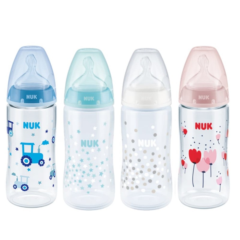 Nuk First Choice Bottle_ Latex_ Indication Temperature_6-18months - 300ml - Healtsy