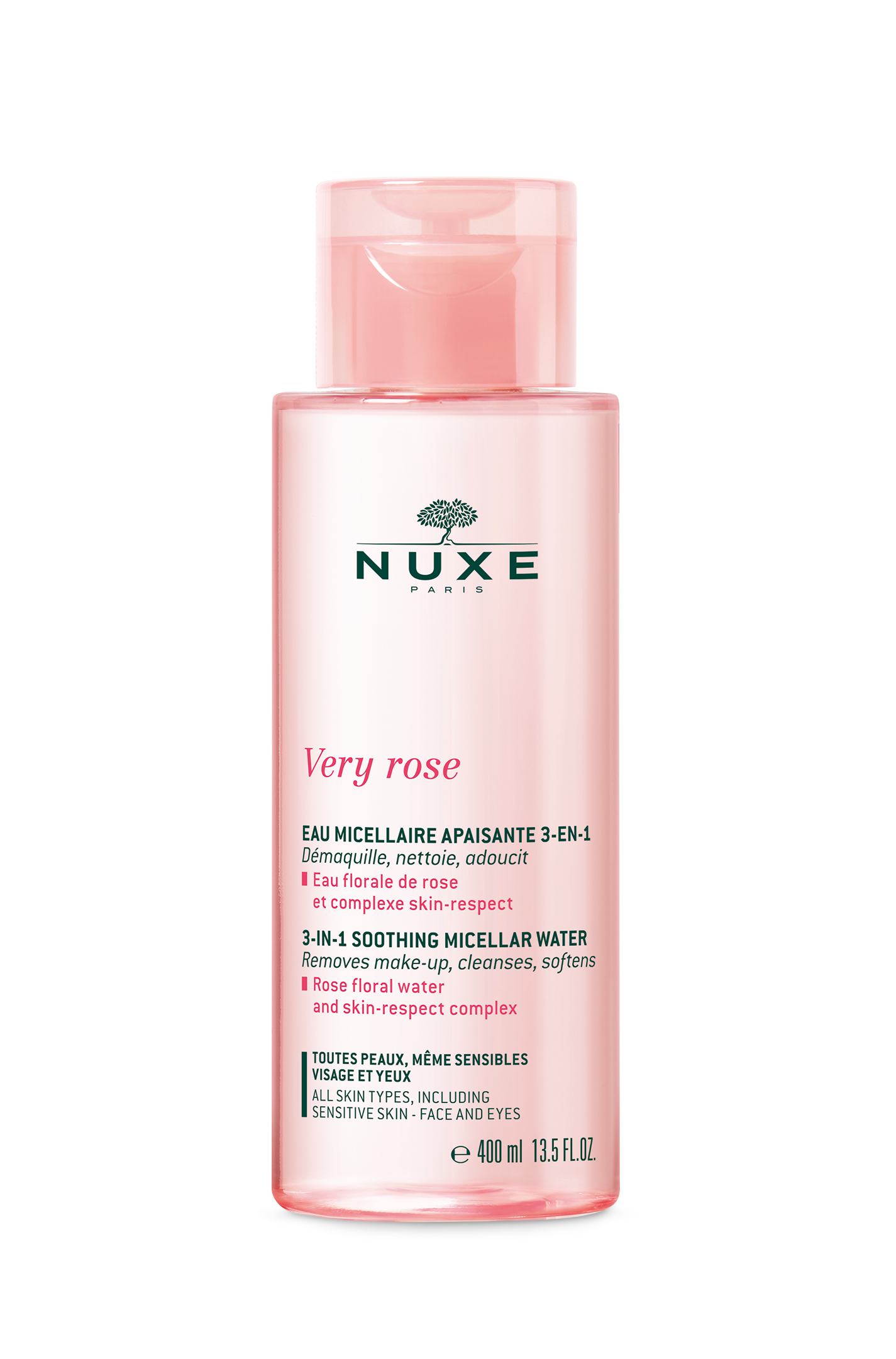 Nuxe Very Rose Agua Micelar Hidratante_Piel Normal - 400ml