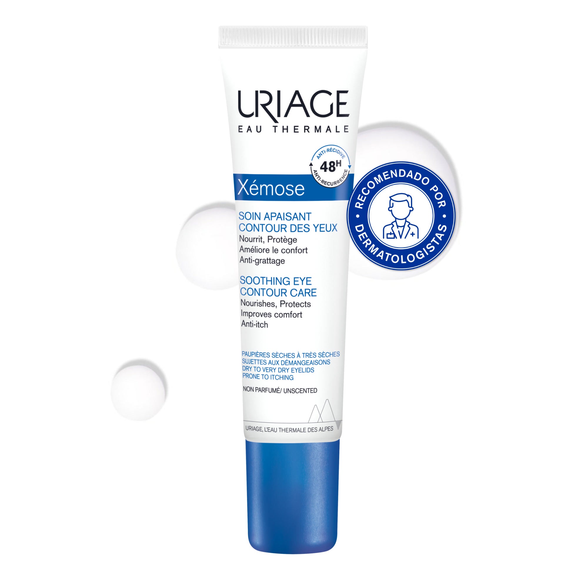 Uriage Xemose Smooth Contour Eye Cream - 15ml - Healtsy