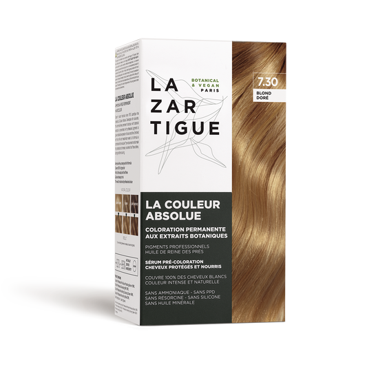 Lazartigue Permanent Hair Color_ 7.30_ Golden Blonde - Healtsy