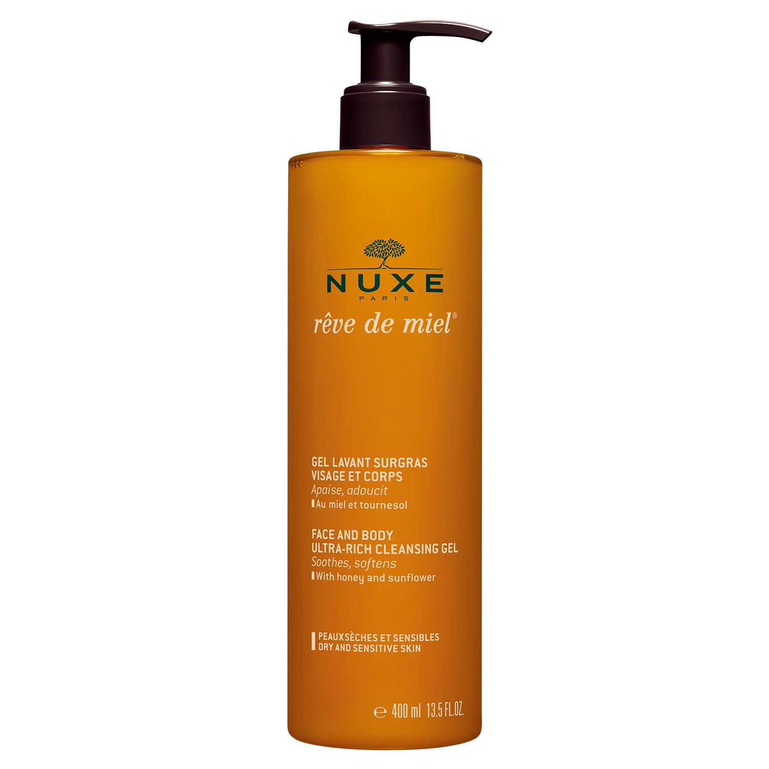 Nuxe Rêve de Miel  Face & Body Cleansing Gel - 400ml - Healtsy
