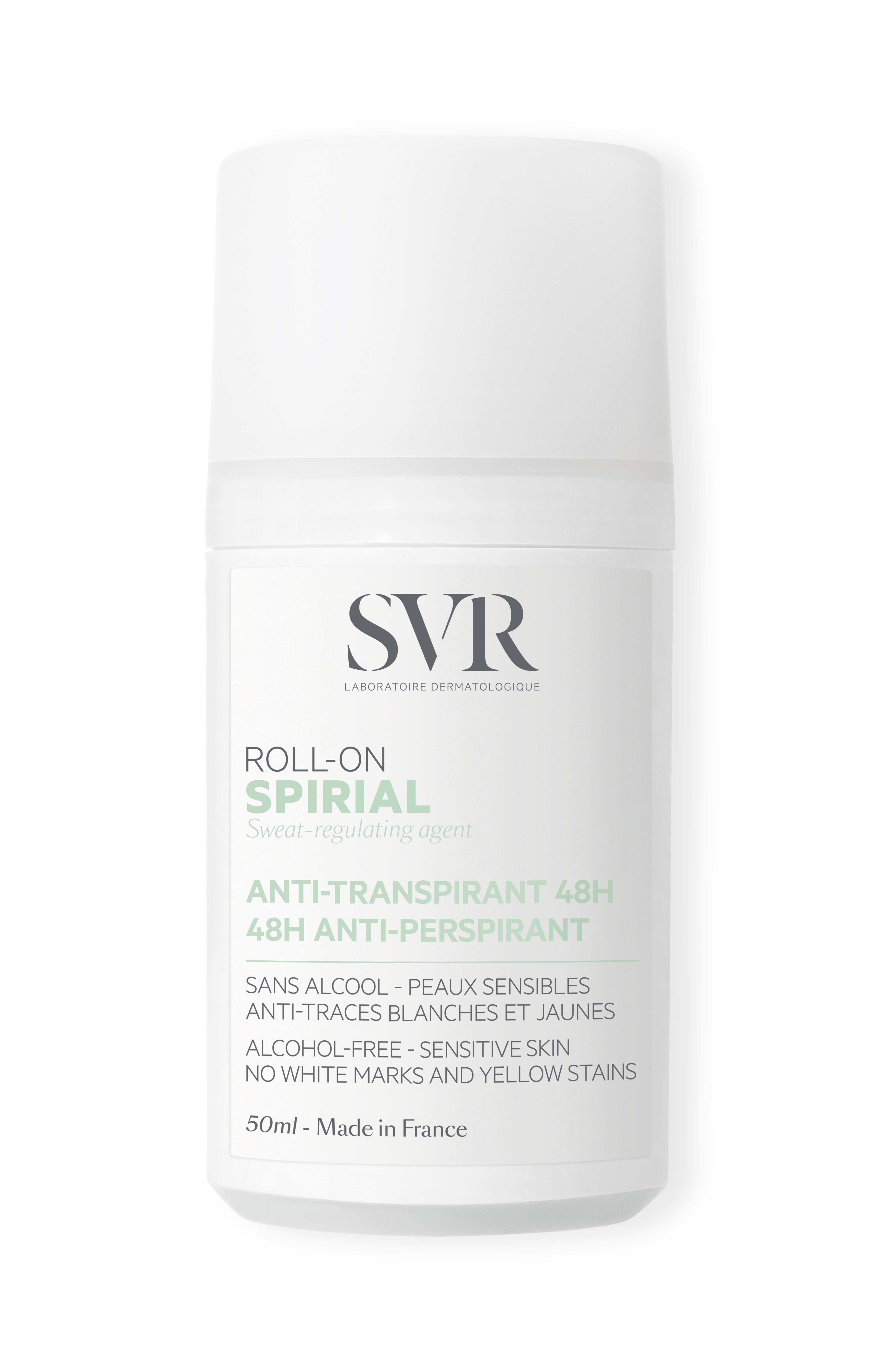 SVR Spirial Deo Roll On Antiperspirant - 50ml - Healtsy