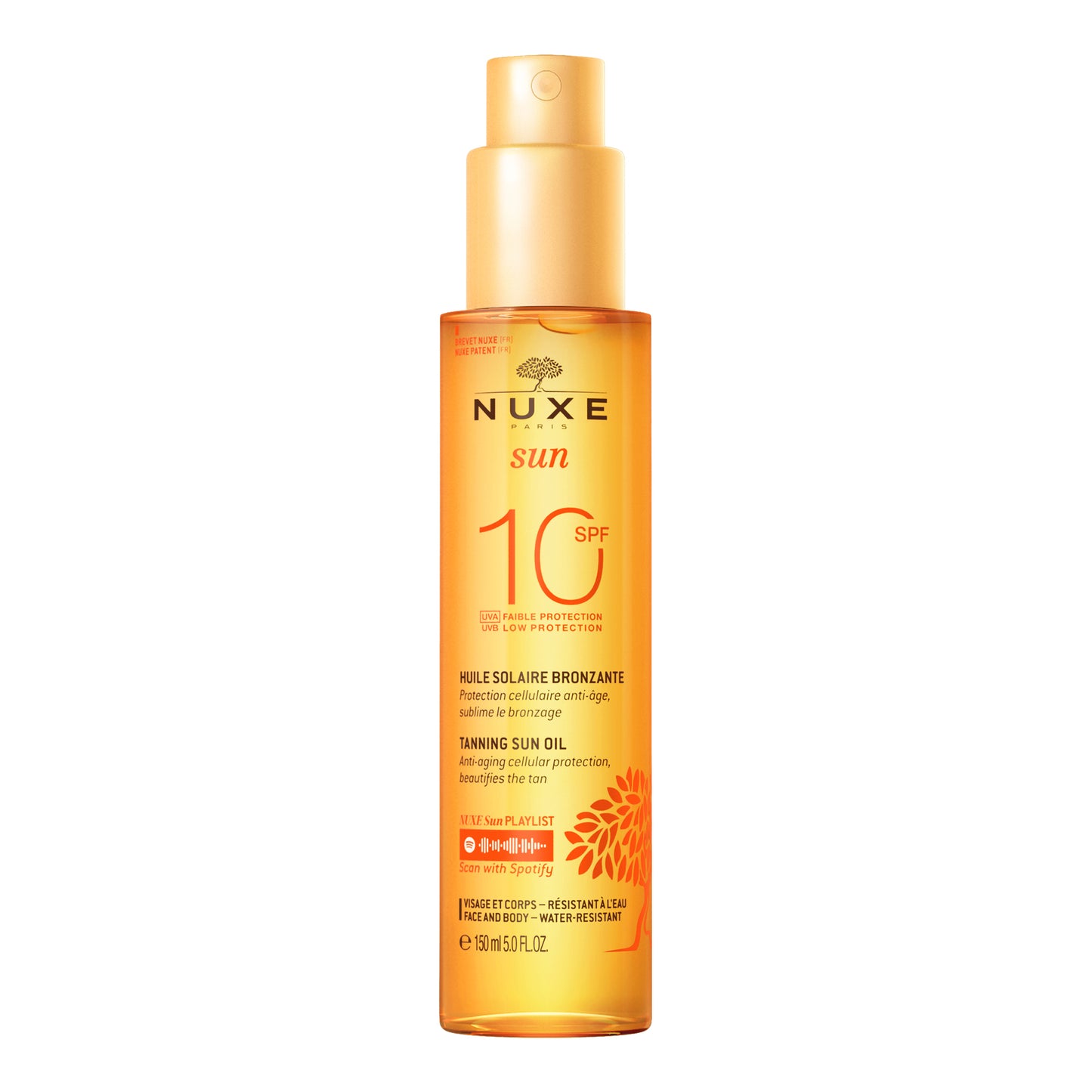 Nuxe Sun Tanning Oil SPF10 - 150ml