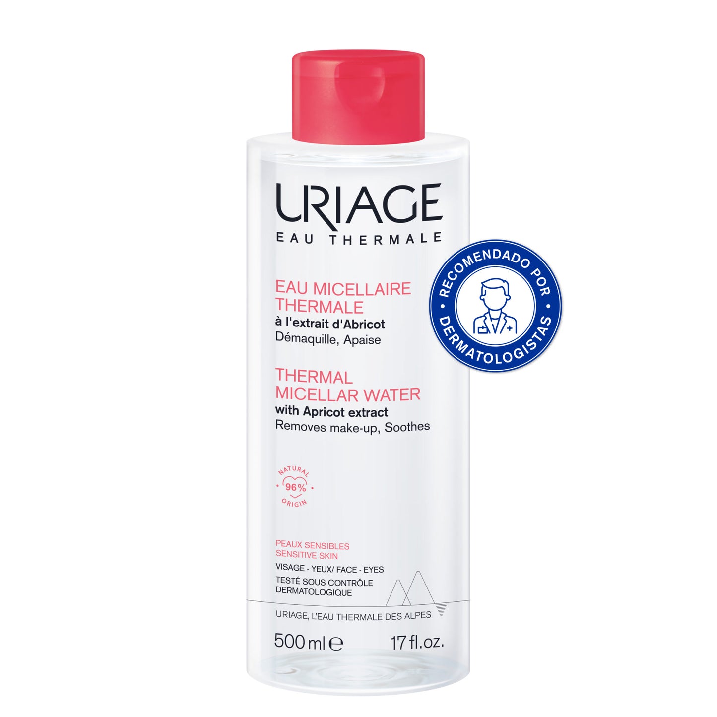 Uriage Micellar Water Sensitive Skin - 500ml - Healtsy