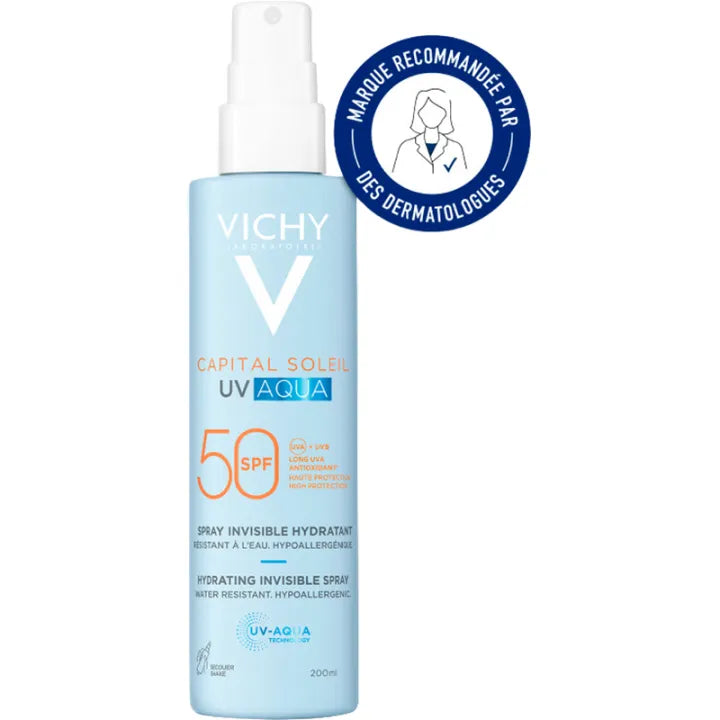 Vichy Capital Soleil UV Invisible Aqua Spray SPF50 - 200ml - Healtsy