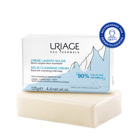 Uriage Washing Cream Solid Soap - 125g - Healtsy