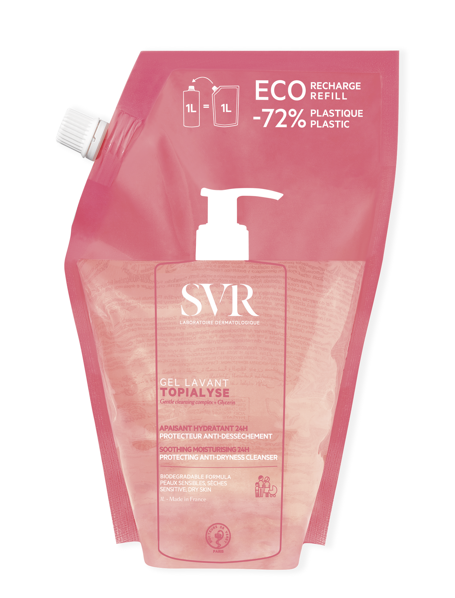 SVR Topialyse Washing Gel Eco Refill - 1L