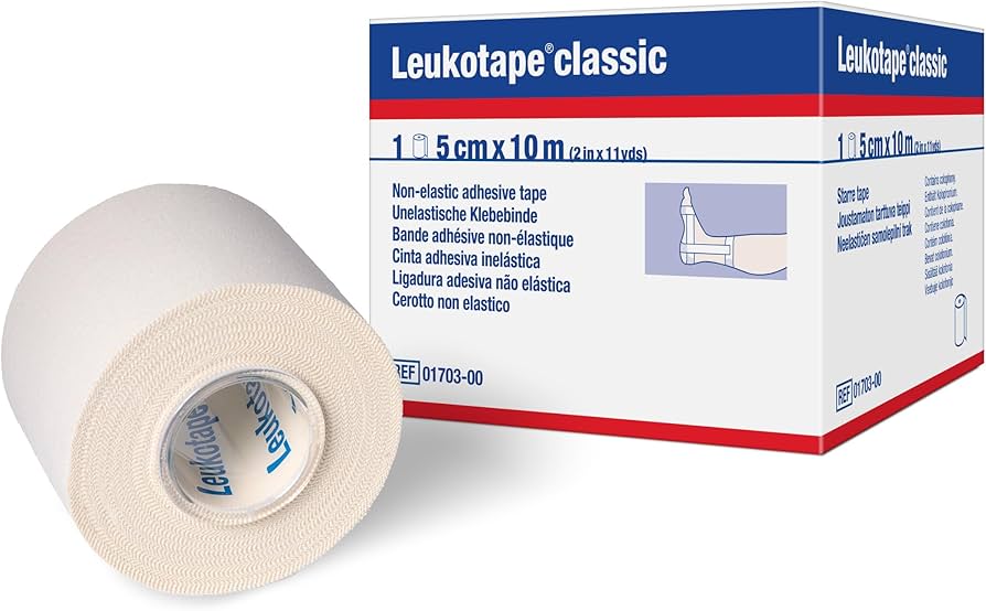 Leukotape Classic Adhesive Tape - 10m X 5cm X 5 - Healtsy