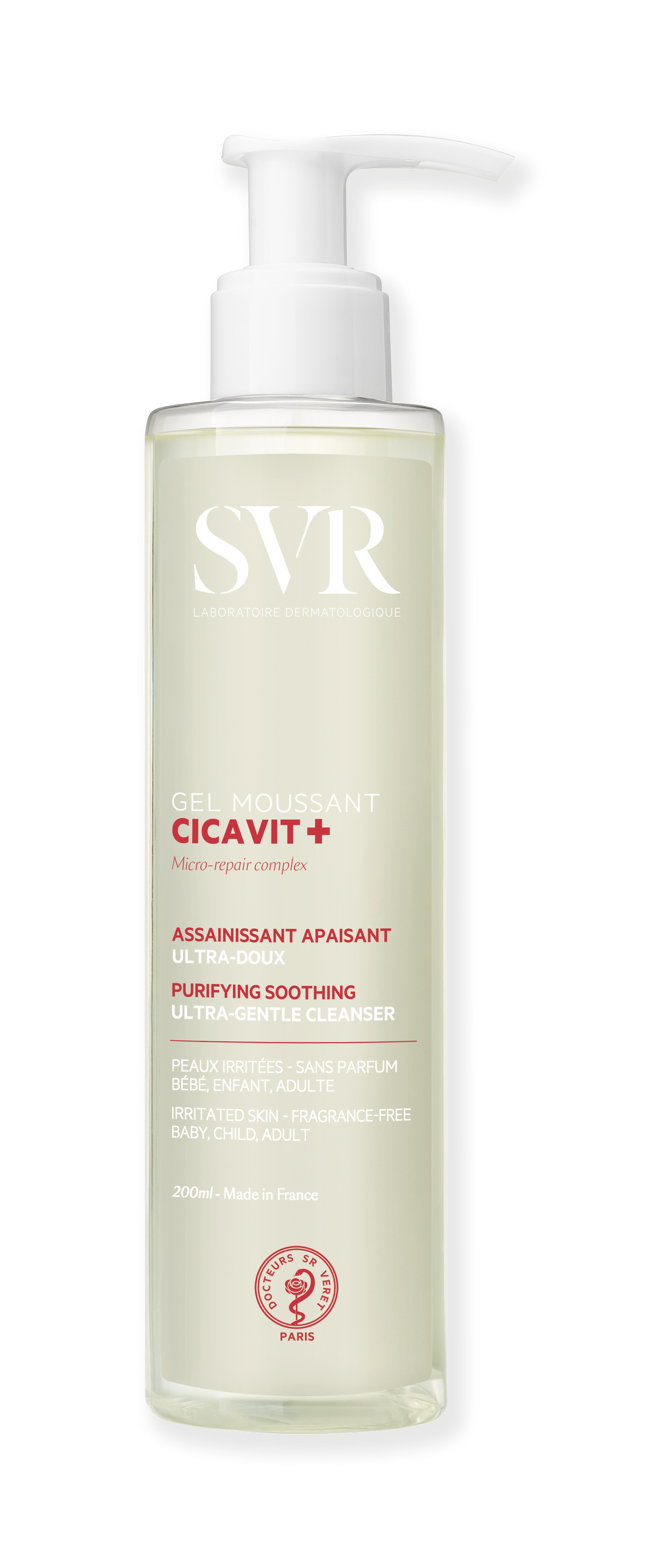 SVR Cicavit+ Moussant Gel - 200ml