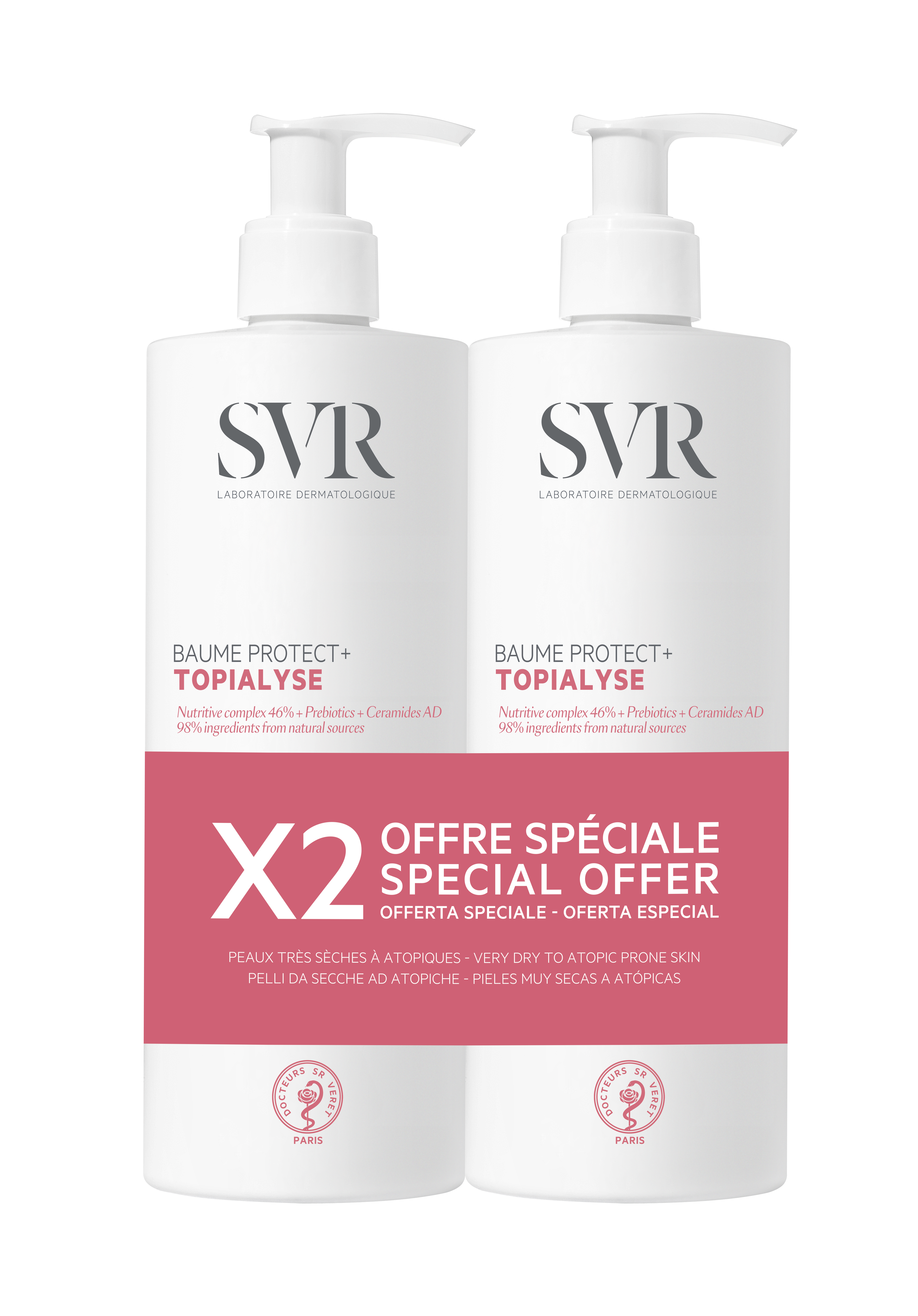 SVR Topialyse Baume Protect+ - 400ml (Double Pack) - Healtsy