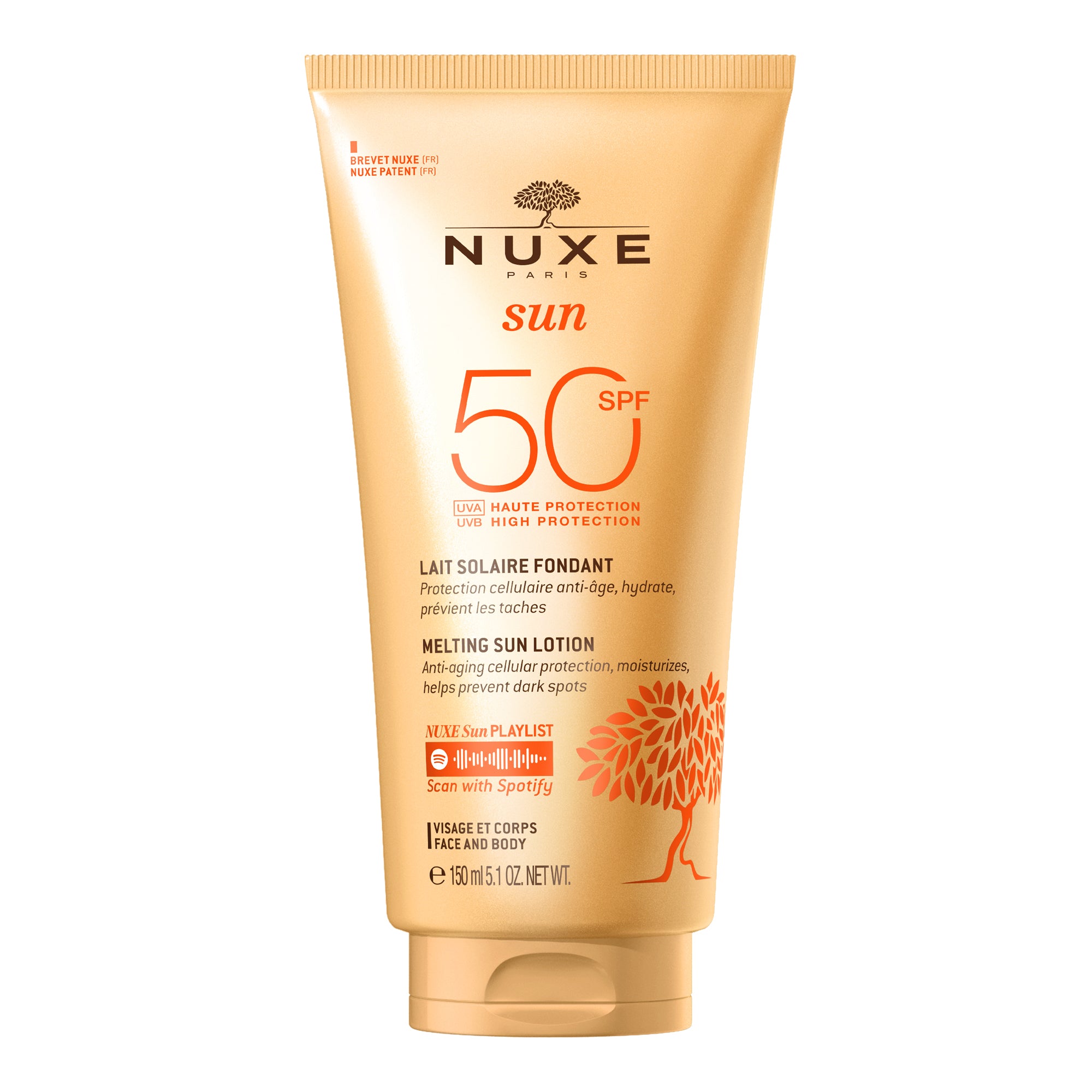 Nuxe Sun Melting Milk SPF50 - 150ml - Healtsy