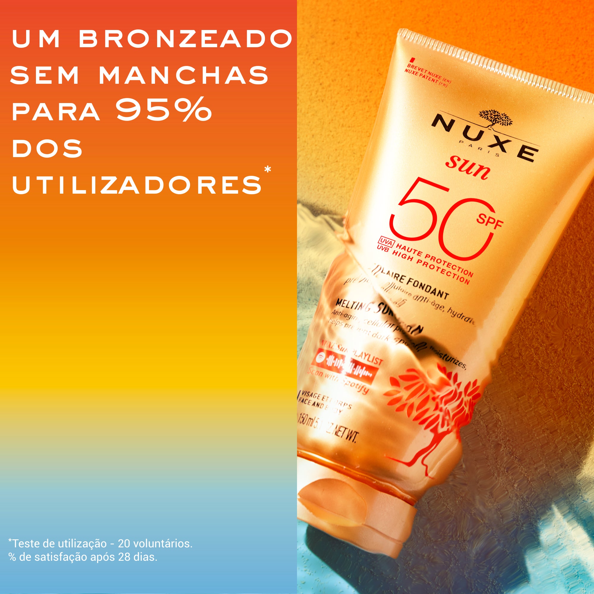 Nuxe Sun Melting Milk SPF50 - 150ml - Healtsy
