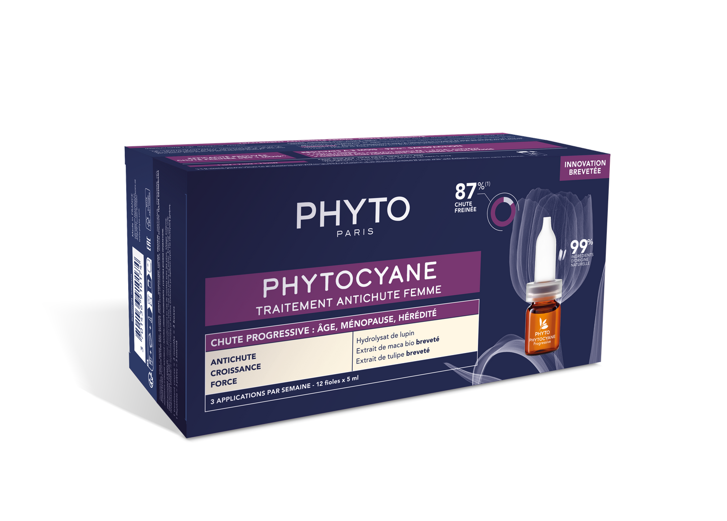 Phytocyane Anti-Fall-Pflegeprogramm – 5 ml (x12 Einheiten)