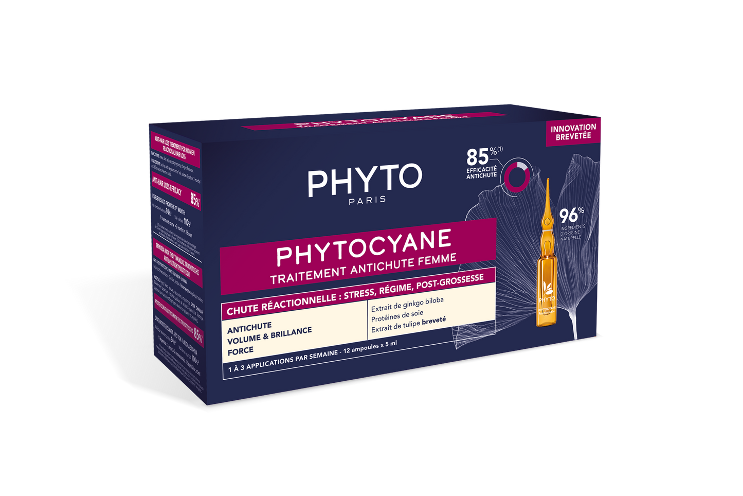 Phytocyane Reactional Anti-Haarausfall-Pflege – 5 ml (x12 Einheiten)