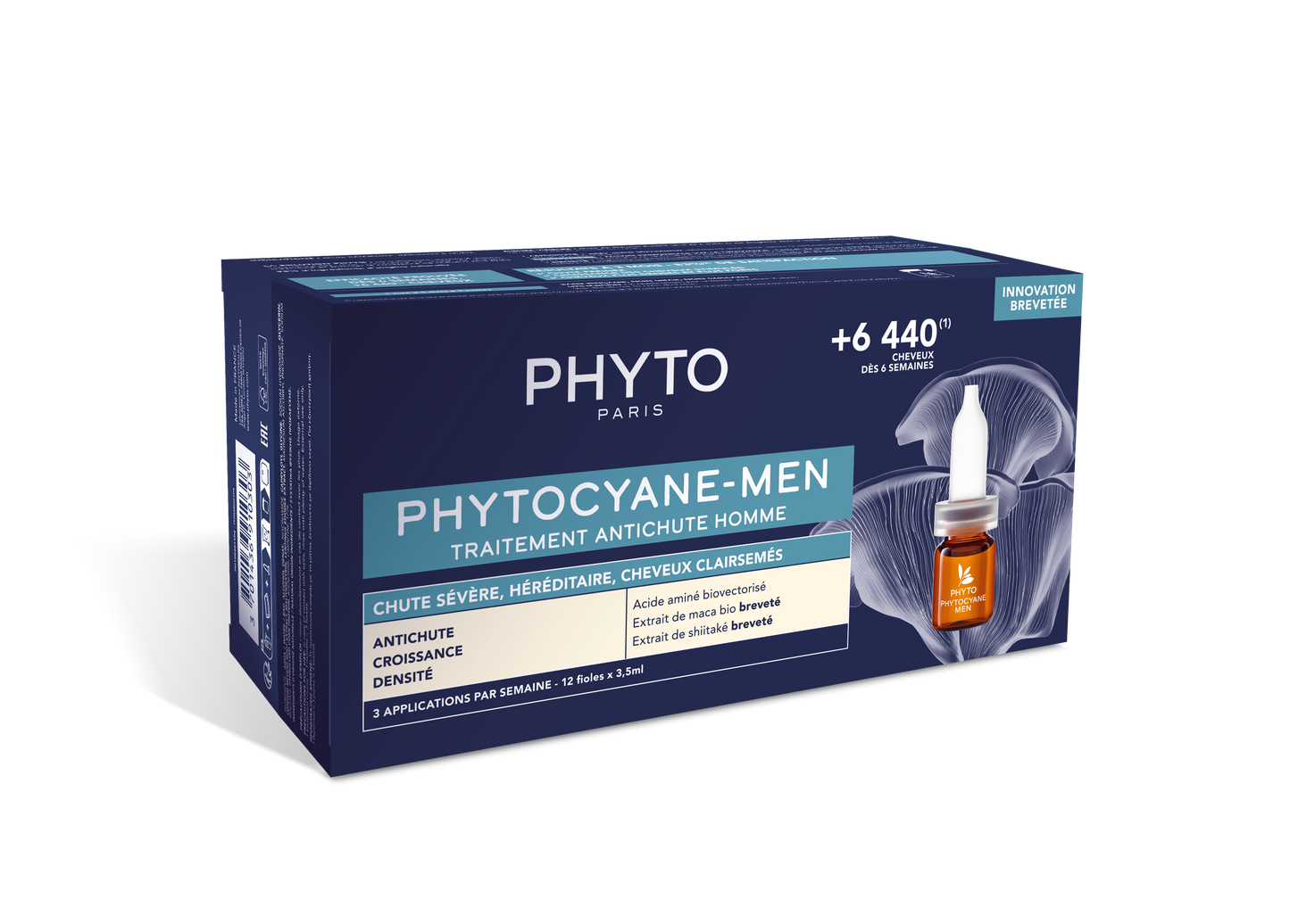 Phytocyane Man Anti-Fall-Programm – 3,5 ml (x12 Einheiten)