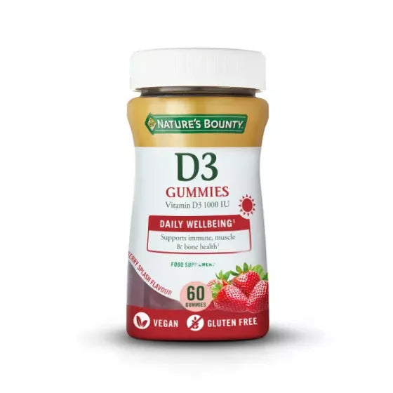 Nature's Bounty Vitamin D3 (x60 Gummies)