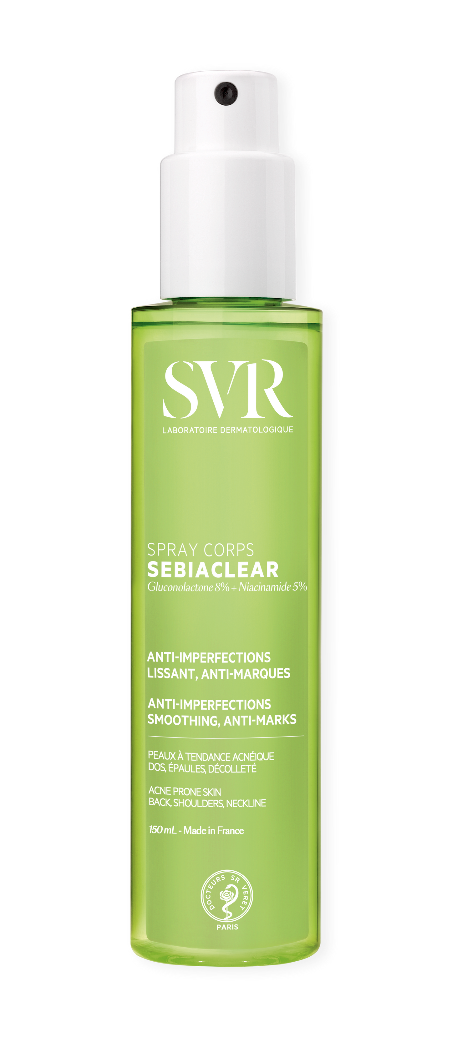 SVR Sebiaclear Body Spray - 150ml