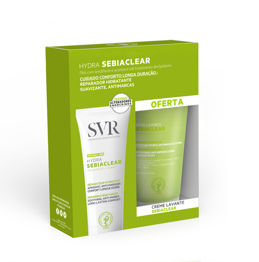 SVR Sebiaclear Hydra - 40ml + Offer Cleansing cream - 55ml