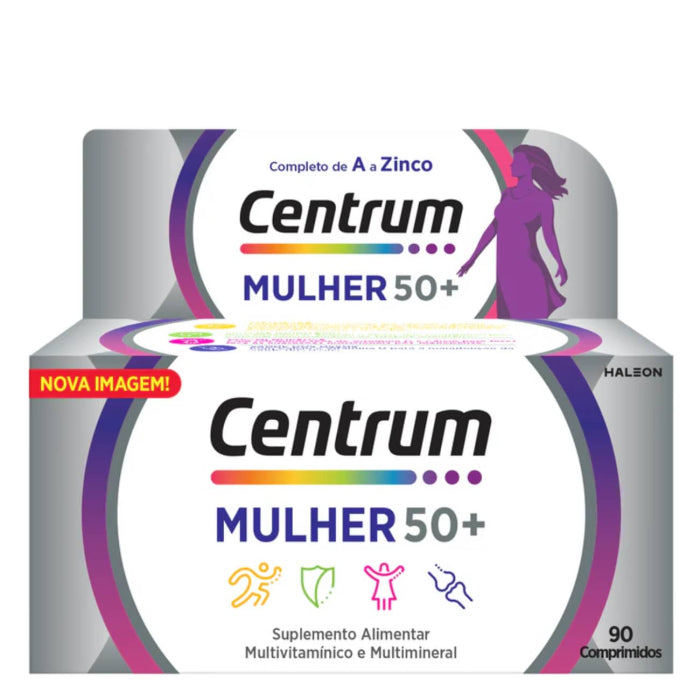 Centrum Woman 50+ Coated Tablets (x90 units) - Healtsy