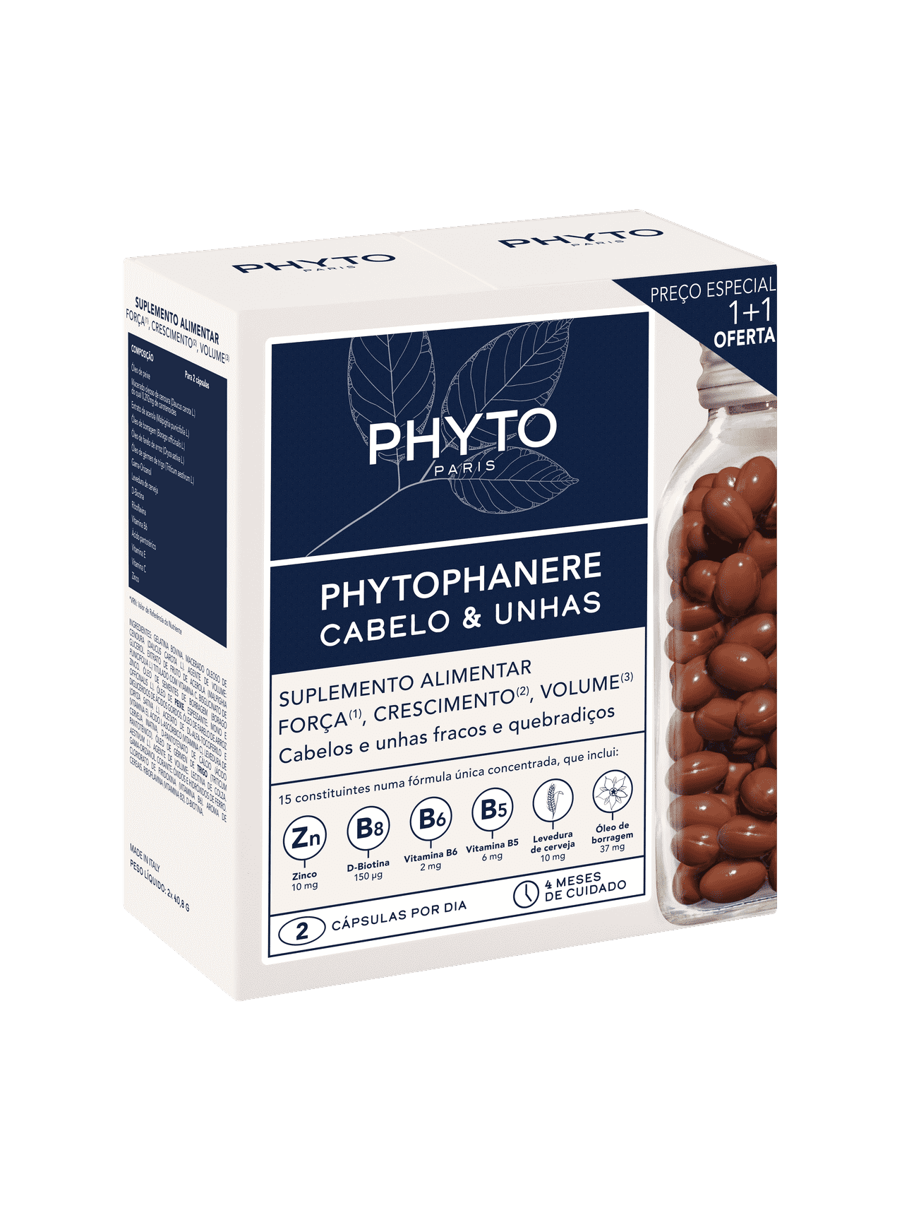 Phytophanere Capsx120+De Capsx120, cápsulas(s)