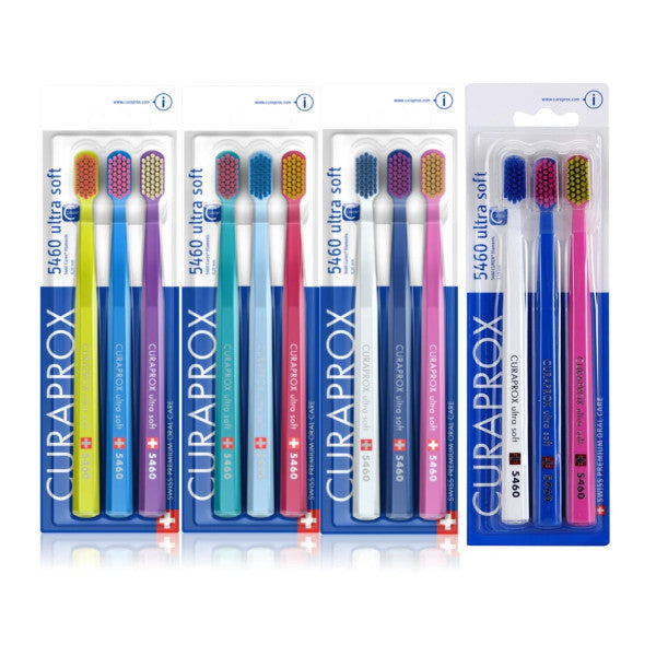 Curaprox Cs5460 Ultra Soft Toothbrushes (x3 units) - Healtsy