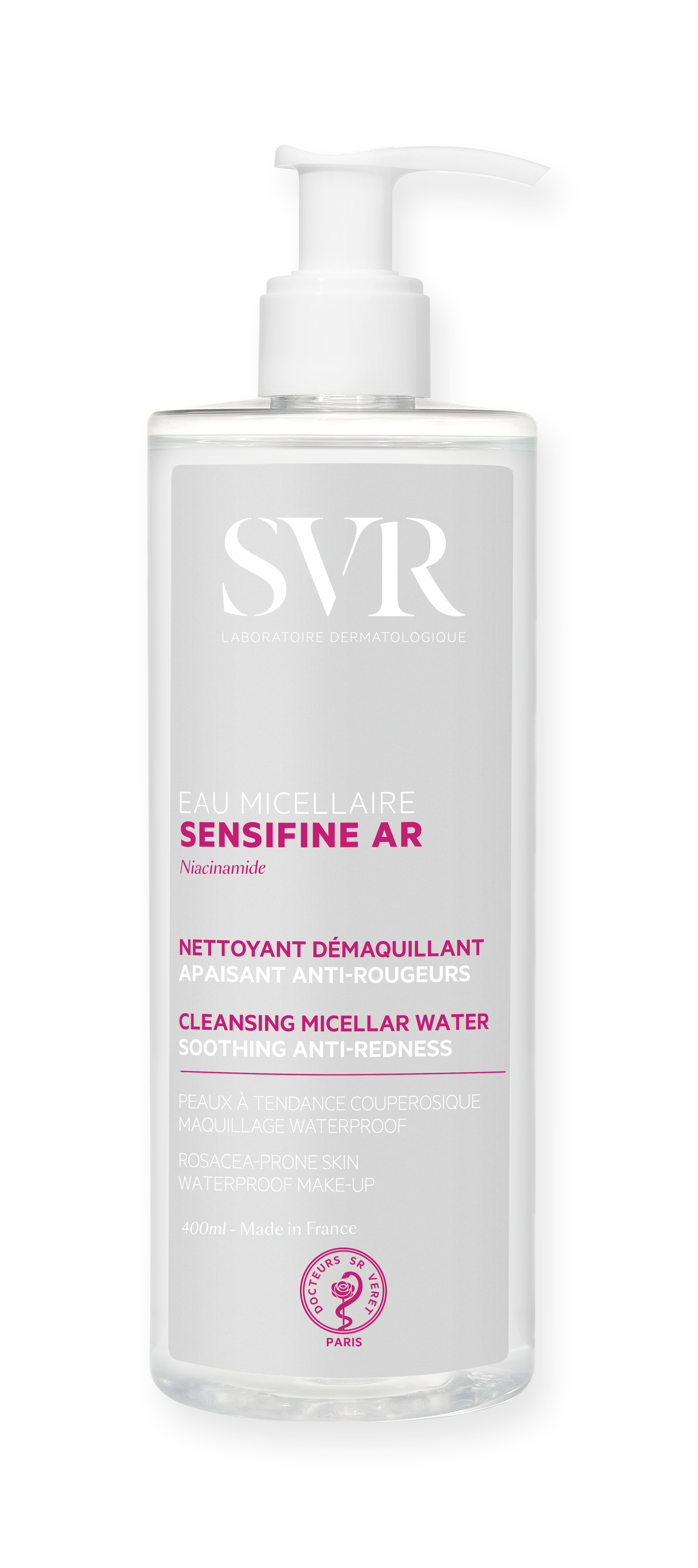 SVR Sensifine AR Micellar Makeup Remover Water - 400ml - Healtsy