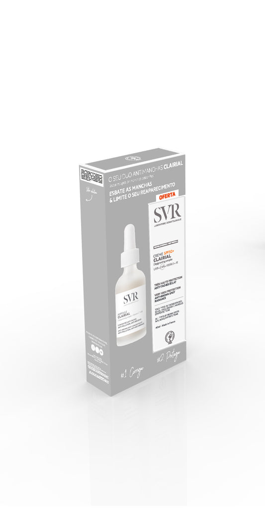 SVR Clairial Ampoule - 30ml + Offer Clairial Cream SPF50+ - 40ml