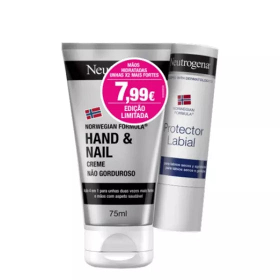 Neutrogena Hand Nail Cream + Lip Stick - Healtsy