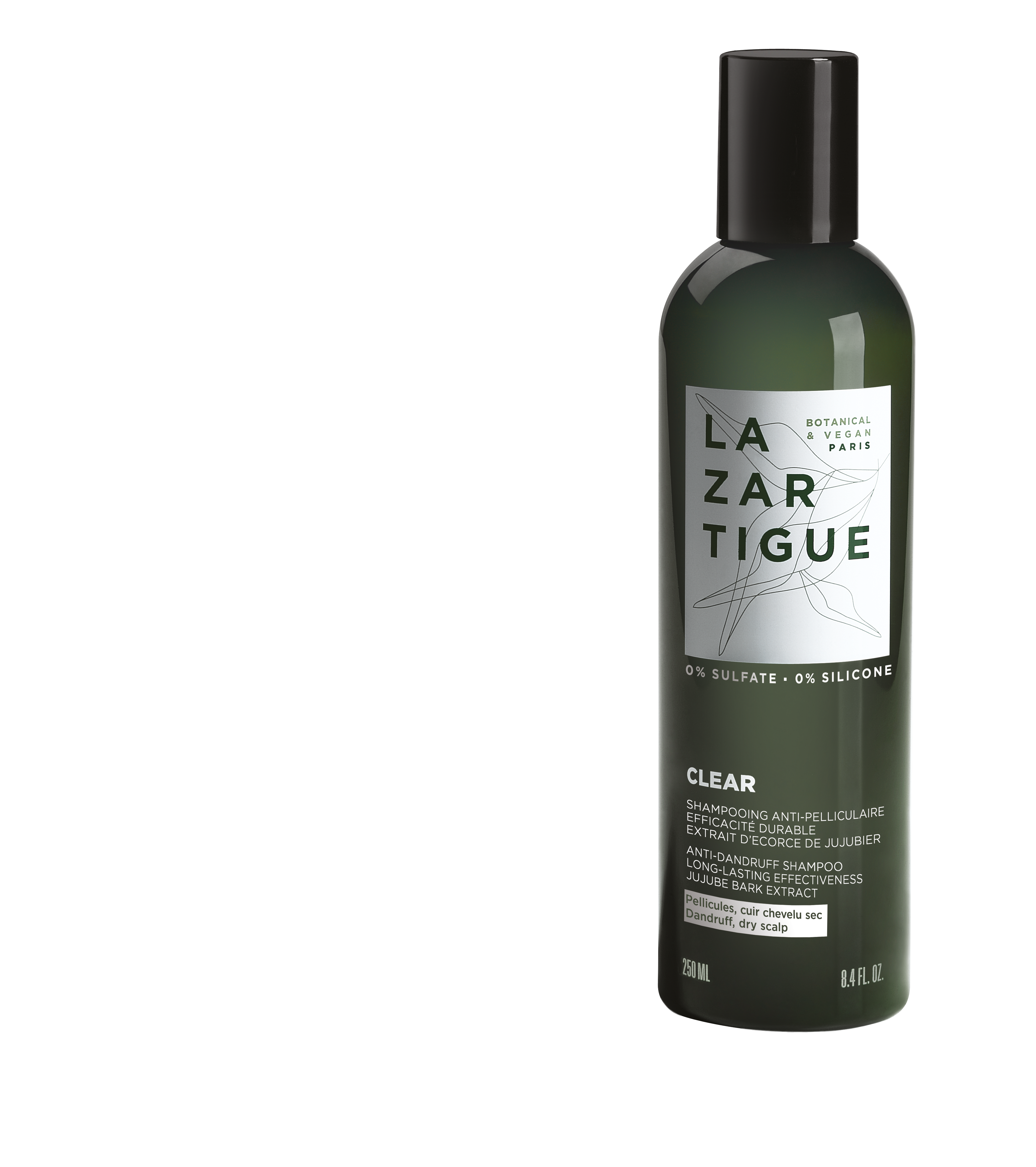 Lazartigue Clear Shampoo for Dry Dandruff 250ml - Healtsy