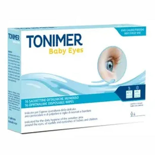 Tonimer Baby Eyes (x16 wipes) - Healtsy