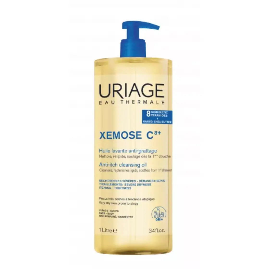 Uriage Xemose C8 Soothing Cleansing Oil - 1L - Healtsy