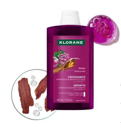 Klorane Quinine Hair Growth Accelerator Shampoo - 400ml - Healtsy