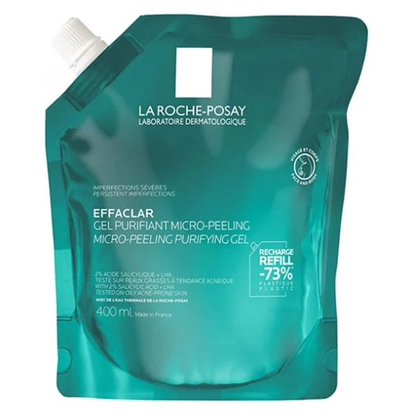 La Roche-Posay Effaclar Gel Micropeeling Refill - 400ml (Special Price) - Healtsy