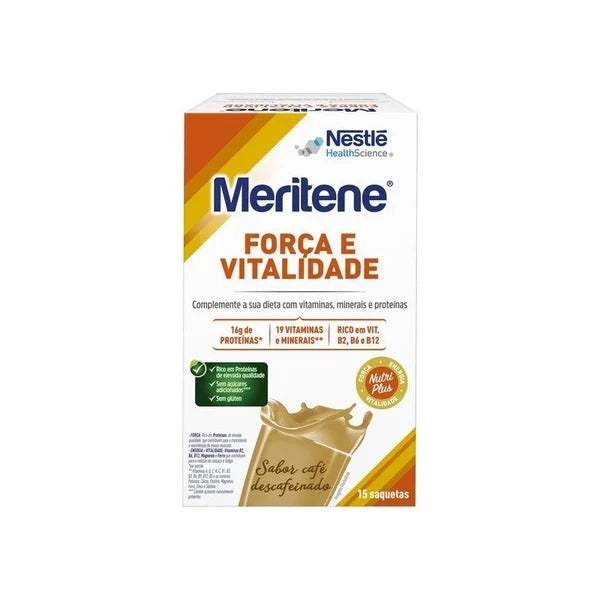 Meritene Strength Vitality Decaffeinated Coffee (x15 sachets) - Healtsy