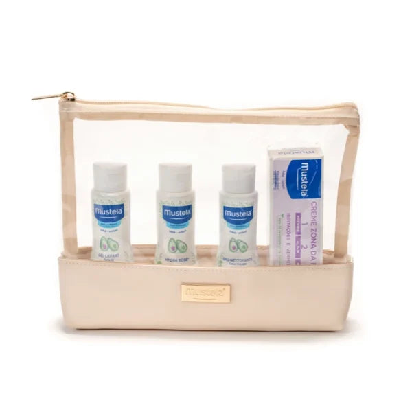 Mustela Baby Essentials Bag Kit, Beige - Healtsy
