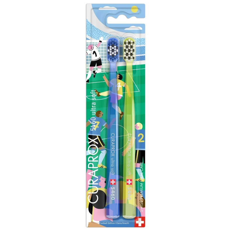 Curaprox CS5460 Football Edition Toothbrush (2 units) - Healtsy