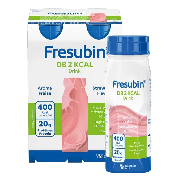 Fresubin DB 2Kcal Drink Strawberry - 200Ml (x4 units) - Healtsy