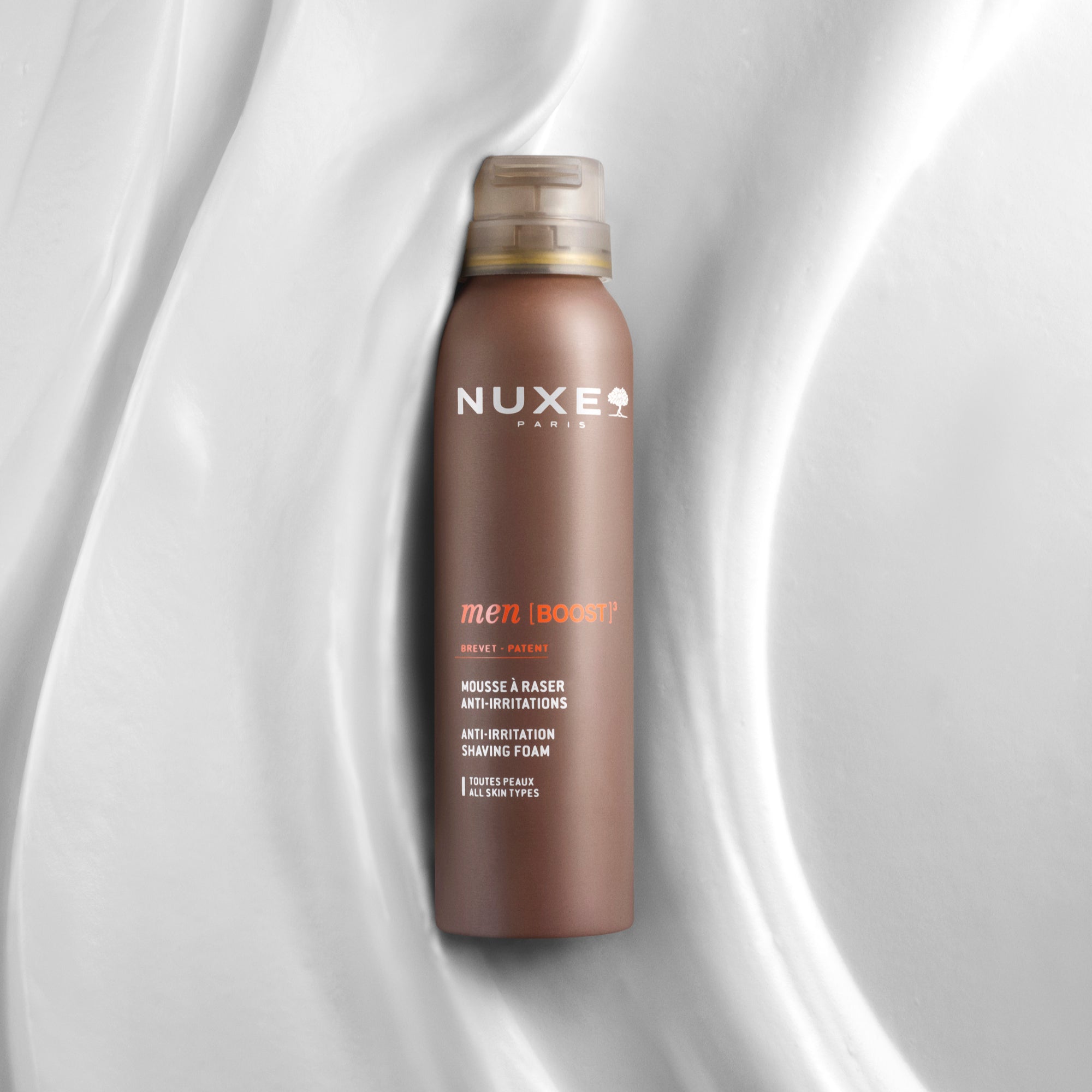 Nuxe Men Boost Anti-Irritation Shaving Foam 150ml - Healtsy
