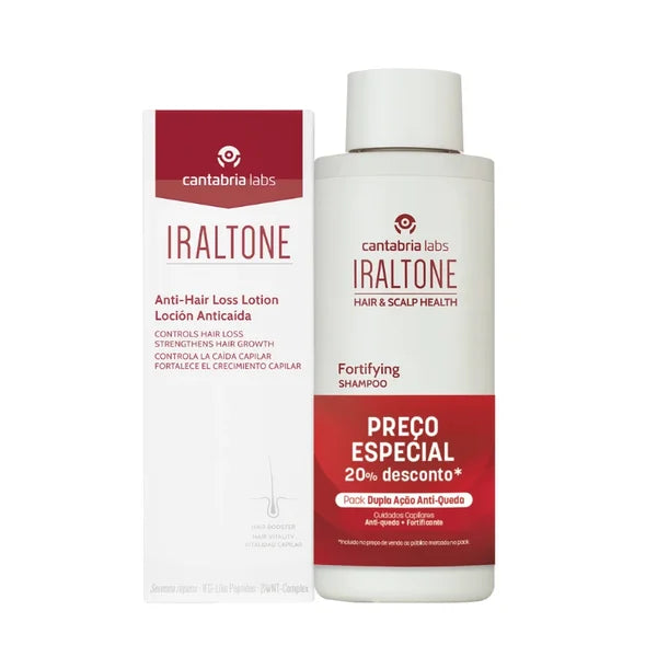 Iraltone Anti-Hair Loss Lotion - 100ml + Fortifying Shampoo - 200ml (Special Price) - Healtsy
