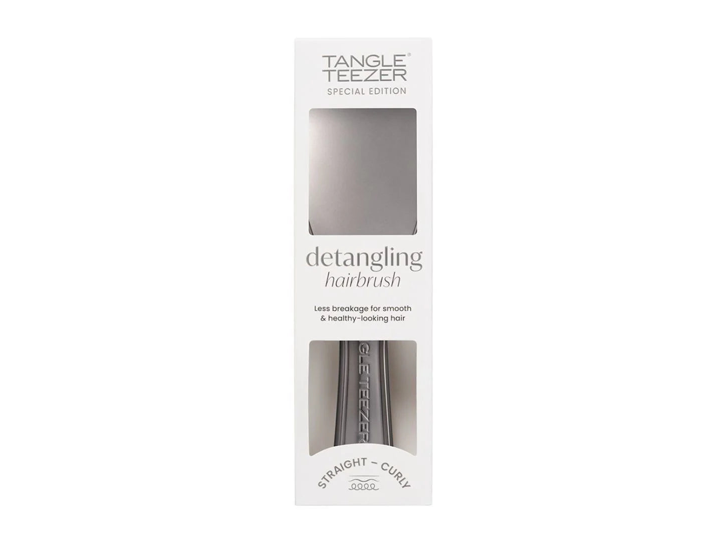 Tangle Teezer Chrome Silver Detangler Brush - Healtsy