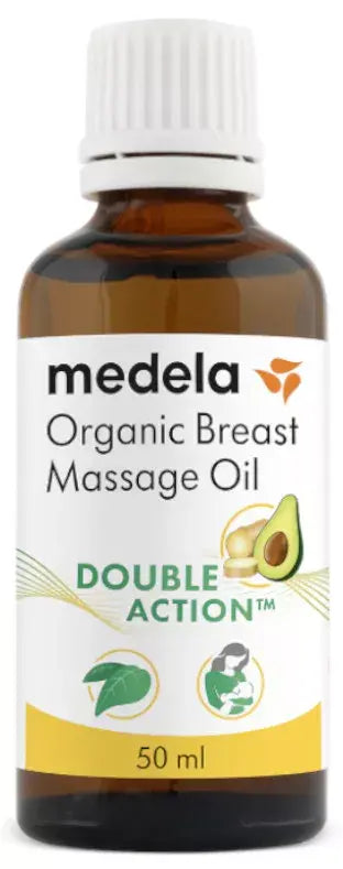 Medela Organic Double Action Breast Massage Oil - 50ml - Healtsy