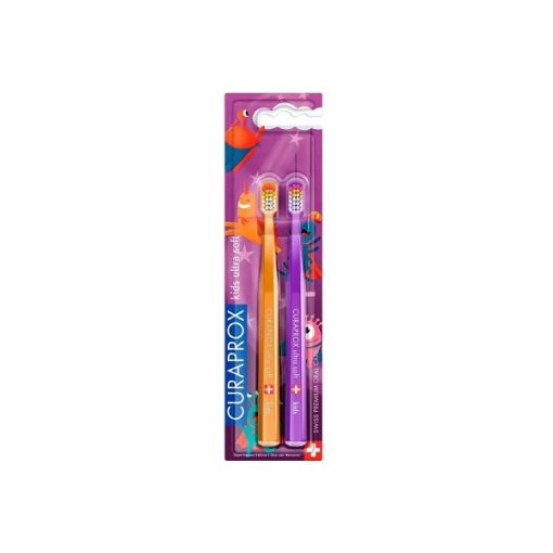 Curaprox Kids Ultsoft Superheroes Toothbrushes (x2 units)